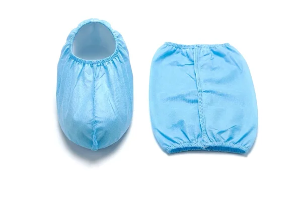 Pair of disposable shoe covers