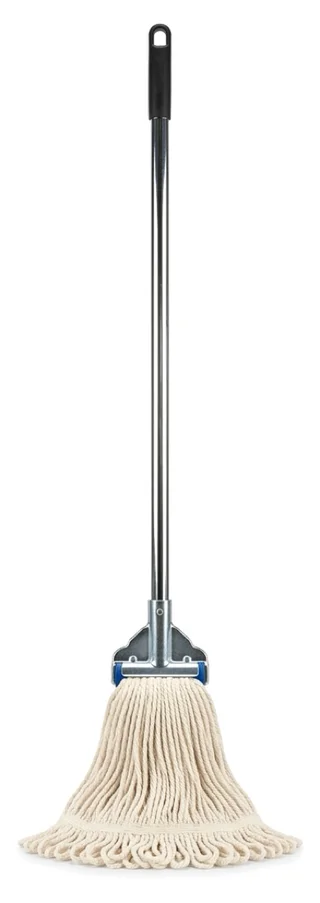 Commercial wet mop with handle