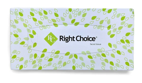 Facial tissue box