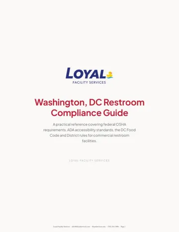 First page of the DC Compliance Guide